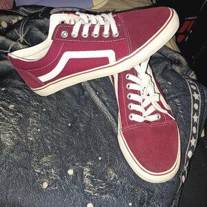 Vans Style Burgundy Women's Sneakers Size 10